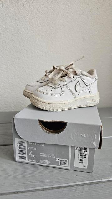 NIKE Airforce 1 LE (TD) - WIT - MAAT 19,5  beschikbaar voor biedingen