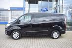 Ford Transit Custom 280 2.0 TDCI L1H1 Limited 130pk Automaat, Stof, Euro 6, 4 cilinders, Zwart