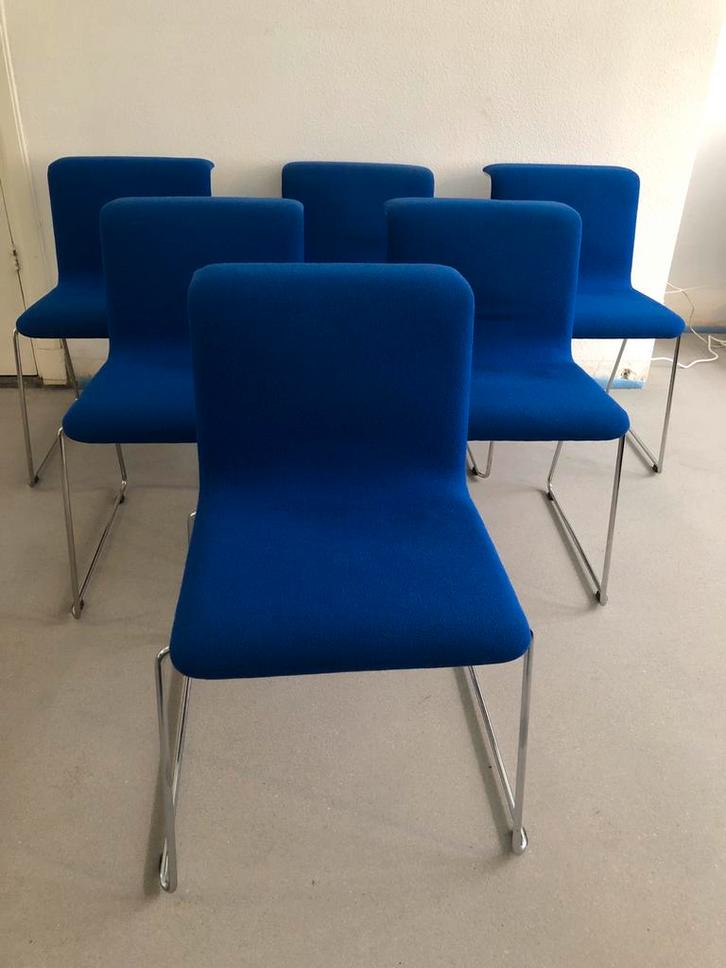 Set 4, 6 of 10 Tab stoelen Bulo Alain Berteau  retro design, Huis en Inrichting, Stoelen, Zo goed als nieuw, Vijf, Zes of meer stoelen