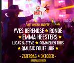 Qmusic Party op zaterdag 4 oktober Breepark Breda!, Drie personen of meer