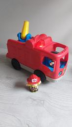 Fisherprice little people brandweer, Kinderen en Baby's, Speelgoed | Fisher-Price, Ophalen of Verzenden, Zo goed als nieuw, Speelset