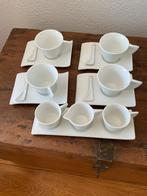 Koffie/Thee set - Kopjes, Schotels, Lepels & Melkkannetjes, Ophalen of Verzenden