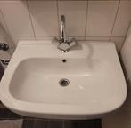 Wastafel Sphinx met Grohe kraan, Ophalen, 50 tot 100 cm, Zo goed als nieuw, Minder dan 100 cm