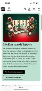 Toppers 2de gratis kaartje Etos, Twee personen