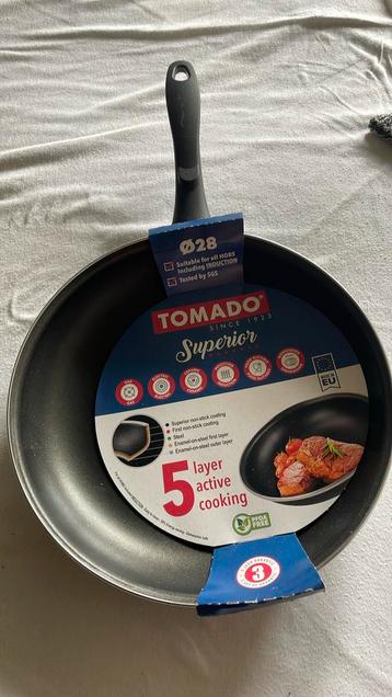 Nieuw Tomado koekenpan 28 cm beschikbaar voor biedingen