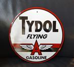 Wandbord (ijzer) Tydol Flying A Gasoline, iprst., Ophalen of Verzenden