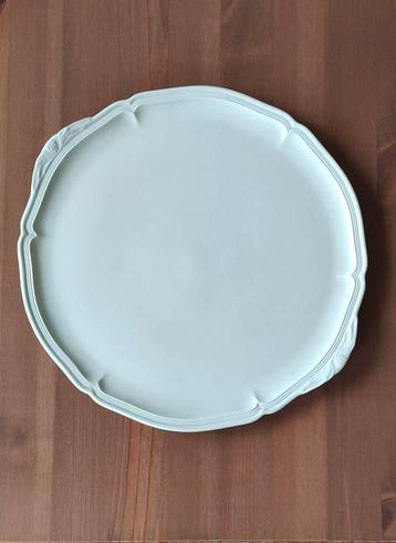 gebak taart schaal Villeroy en Boch Manoir servies roomwit  beschikbaar voor biedingen