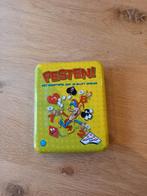 Pesten! Kaartspel in Blikken Doos, Een of twee spelers, Ophalen of Verzenden, Zo goed als nieuw, Identity Games