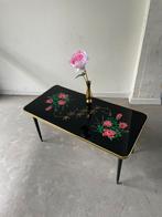 Vintage rozen jaren 60 goud zwart, Antiek en Kunst, Antiek | Meubels | Tafels, Ophalen
