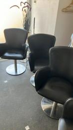 Musterring leren design stoelen, Huis en Inrichting, Stoelen, Ophalen, Zwart