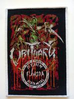 Obituary mooie 20 years of florida death metal patch 068, Verzamelen, Verzenden, Nieuw, Kleding