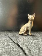 Zilveren miniatuur poes / kat, Antiek en Kunst, Ophalen of Verzenden