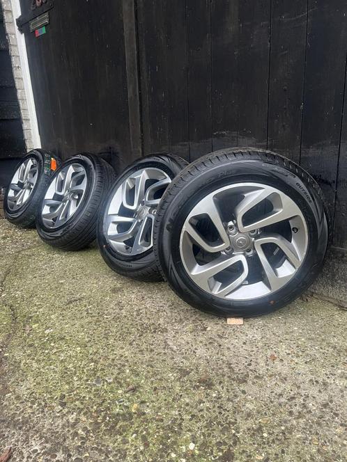 Originele Opel crossland X velgen 16 inch zomerset 4x108 set, Auto-onderdelen, Banden en Velgen, Banden en Velgen, Zomerbanden