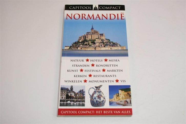 Normandië — Capitool Compact — Kust, Cultuur & Historie, Boeken, Reisgidsen, Gelezen, Reisgids of -boek, Europa, Capitool, Ophalen of Verzenden