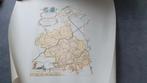 Kaart Hennaarderadeel (1718) Friesland, Ophalen of Verzenden, 1800 tot 2000, Nederland, Landkaart