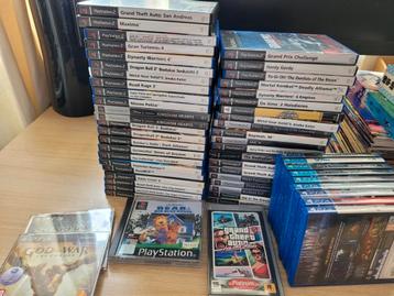 Grote set Playstation games 43x PS2 9x PS4 beschikbaar voor biedingen