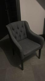 6 stijlvolle bocx fauteuils te koop – Donkergrijs, Huis en Inrichting, Fauteuils, Ophalen, Zo goed als nieuw, Stof