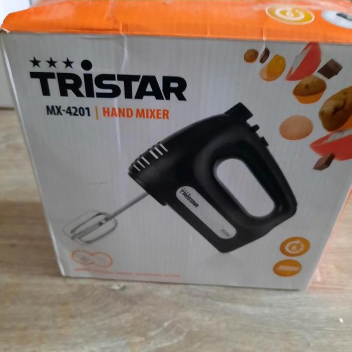 Tristar MX-4201 Handmixer - Nieuw in doos!, Witgoed en Apparatuur, Keukenmixers, Nieuw, Minder dan 1 liter, 3 snelheden of meer