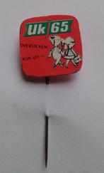 Speldje Uk 65 "oversteken kijk uit" Veilig Verkeer actie, Verzamelen, Speldjes, Pins en Buttons, Ophalen of Verzenden, Zo goed als nieuw