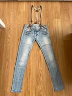 Jeans met bretels, Gedragen, Blauw, W30 - W32 (confectie 38/40), Ophalen of Verzenden