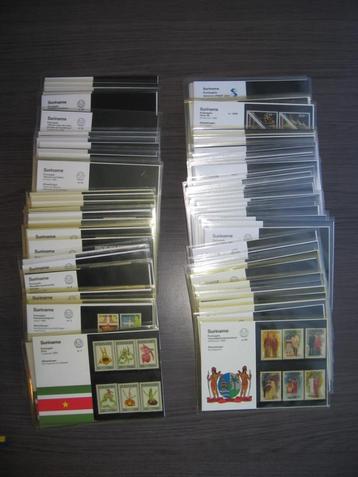 Suriname 1984 - 2002. 87 Presentatiemapjes uit 1 - 175.