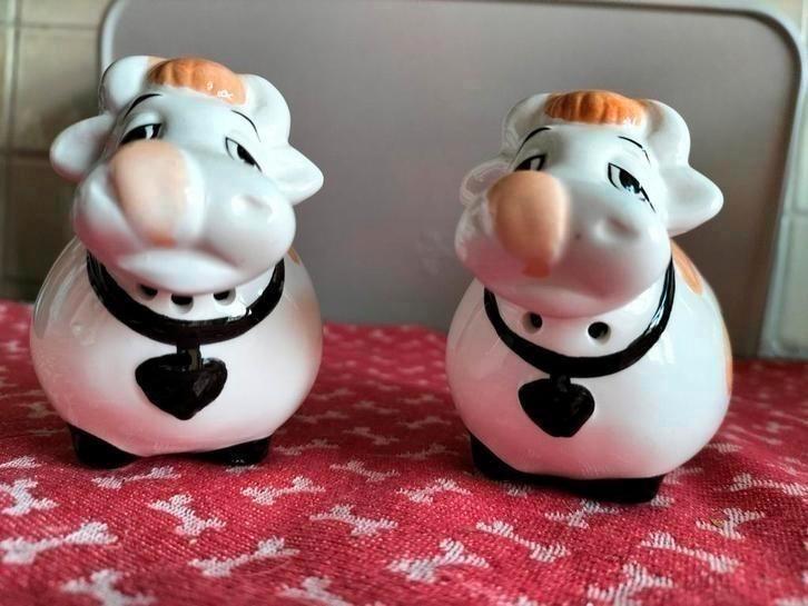 Leuk peper & zoutstel koeien ,keramiek, Huis en Inrichting, Keuken | Servies, Nieuw, Overige typen, Overige stijlen, Keramiek
