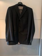 Hugo Boss pak donkergrijs krijtstreep maat M, Kleding | Heren, Kostuums en Colberts, Ophalen of Verzenden, Gedragen, Maat 48/50 (M)