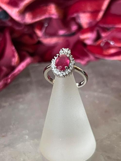 Robijn topaas liefde passie beschermt voorspoed magie geluk, Sieraden, Tassen en Uiterlijk, Ringen, Nieuw, Dame of Heer, 18 tot 19