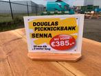 Douglas Picknickbank SENNA. 2 mtr., Ophalen, Nieuw, Hout