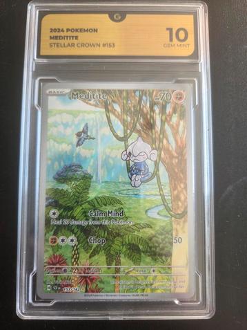 Pokémon Meditite 153 - Stellar Crown  beschikbaar voor biedingen