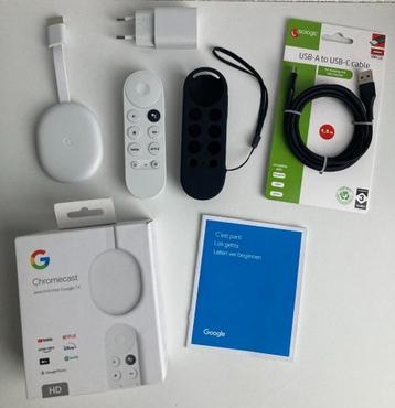 Google Chromecast GoogleTV |V4/G454V/HD/8GB, incl. alle acc. beschikbaar voor biedingen