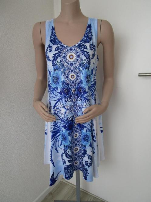 Zomer jurk maat S/M, Kleding | Dames, Jurken, Zo goed als nieuw, Maat 38/40 (M), Blauw, Boven de knie, Verzenden