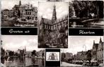 Groeten uit Haarlem - 9 ansichtkaarten jaren 50 60, Verzamelen, Ansichtkaarten | Nederland, Verzenden, 1940 tot 1960, Gelopen