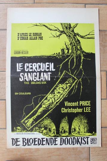 filmaffiche Peter Cushing The Oblong Box 1969 filmposter beschikbaar voor biedingen