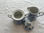 Saksisch Blauw Melkkan & Suikerpot, Overige typen, Ophalen of Verzenden, Zo goed als nieuw, Overige stijlen