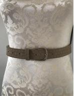 BeigeTaupekleurige Riem, Kleding | Dames, Riemen en Ceinturen, 3 tot 5 cm, Tailleriem, Ophalen of Verzenden, Zo goed als nieuw
