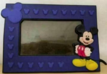 Blauw fotolijstje, wissellijst, Mickey Mouse; Disney-lijstje beschikbaar voor biedingen