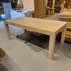 Opruiming! Eettafel 200 x 100 | Eiken | Blokpoot | Van €299-, Ophalen, Gebruikt, ., 50 tot 100 cm