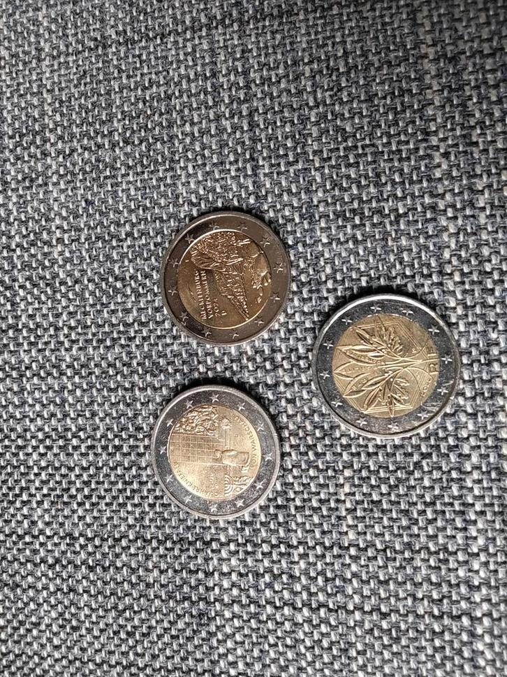 Verzamel munten, Postzegels en Munten, Munten | Europa | Euromunten, Setje, 2 euro, Frankrijk, Ophalen