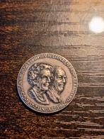 Herdenkingsmunt Gouden Bruiloft Juliana & Bernhard, Verzenden, Zilver, Nederland