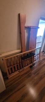 massief houten bed, 160x200 en lattenbodems + onderstel, Ophalen, Tweepersoons, Landelijk, 200 cm