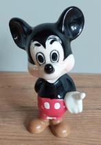 Vintage Porseleinen Mickey Mouse beeldje jaren 70/80, Ophalen of Verzenden, Mickey Mouse, Zo goed als nieuw, Beeldje of Figuurtje