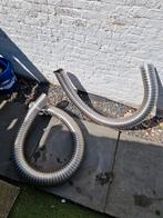 Stukken kachelpijp, Doe-het-zelf en Verbouw, Buizen en Afvoer, Ophalen of Verzenden, Zo goed als nieuw, Rvs, Minder dan 2 meter
