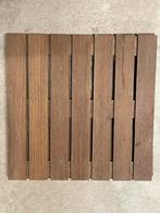 Hardhouten tuin tegel 50 x 50, 4 stuks in een koop, Ophalen, Nieuw, Hout