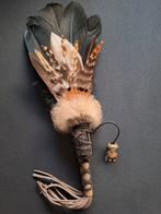 smudge veren  waaier/ feather fan, Ophalen of Verzenden