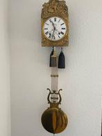 Antieke franse comtoise klok met harp Slinger, Antiek en Kunst, Ophalen