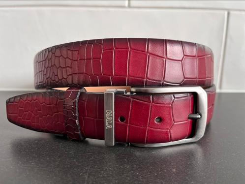 Handpainted riem taillemaat 115 cm nieuw, Kleding | Heren, Riemen en Ceinturen, Nieuw, Riem of Ceintuur, 105 tot 115 cm, Rood