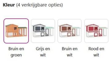 Konijnenhok hok kooi buitenren konijn GRATIS VERZENDEN! beschikbaar voor biedingen