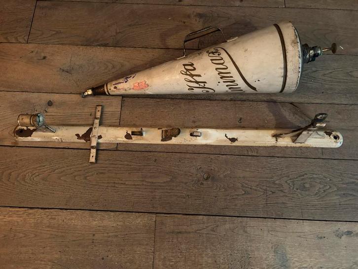 Vooroorlogse  Minimax Brandblusser met Muurbevestiging, Huis en Inrichting, Brandblussers en Brandkasten, Gebruikt, Ophalen of Verzenden