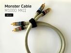 Monster Cable M1000 Mk 2 / interlink / 2x 50 cm, Audio, Tv en Foto, Ophalen of Verzenden, Zo goed als nieuw, Minder dan 2 meter